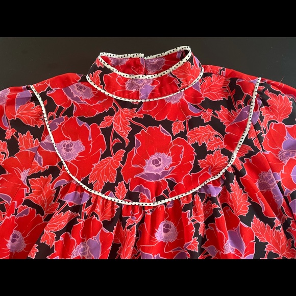 Who What Wear Floral Blouse - Picture 3 of 7